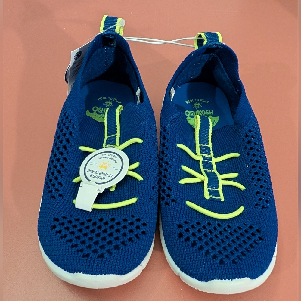 NWT OshKosh B'Gosh Toddler Boys Blue Tahoe Water Friendly Sneaker in Size 8 - Picture 3 of 9
